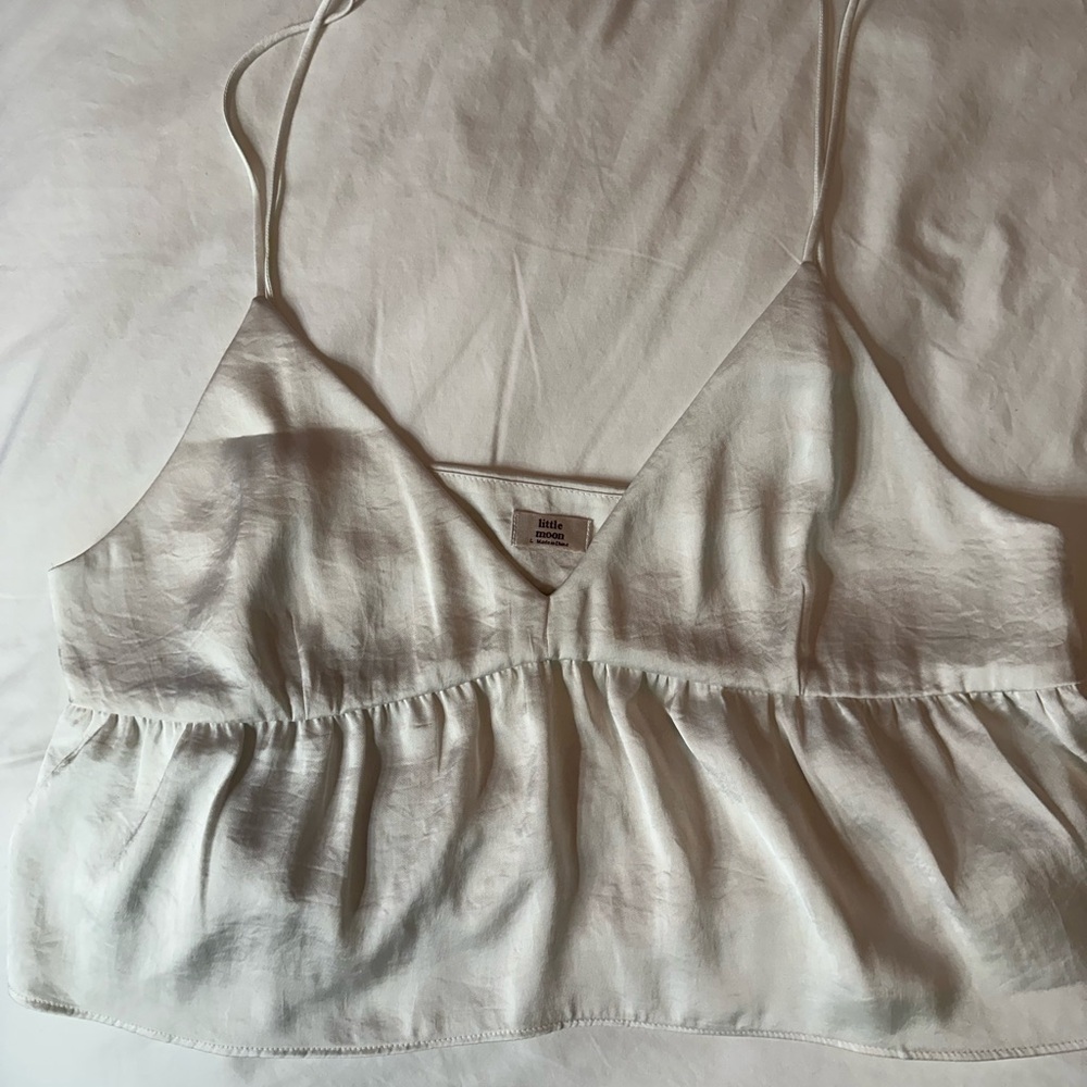 ARITZIA LITTLE MOON SATIN TOP